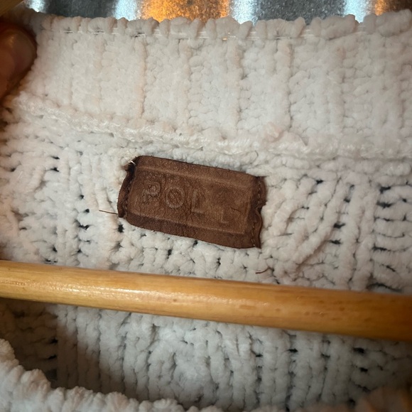 POL Cozy Cable Knit Sweater - Soft White - Picture 4 of 5